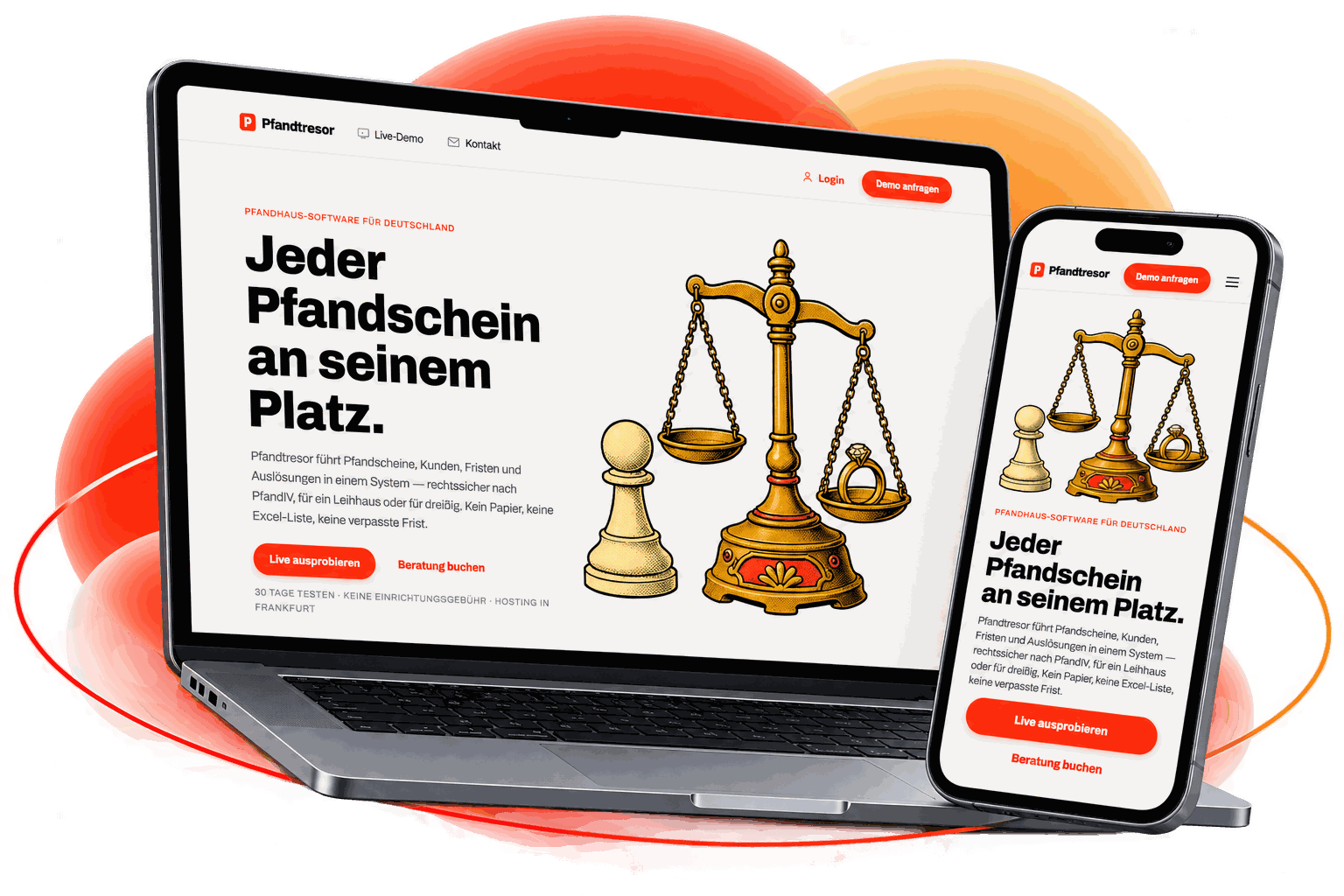 Ansicht des Projekts Pfandtresor